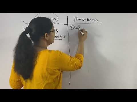E:-86 | Differences between Classicism & Romanticism | English Literature