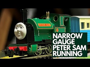 PETER SAM RUNNING WITH BLUE COACHES | BACHMANN NARROW GAUGE | PETER SAMS THEME | THOMAS AND FRIENDS