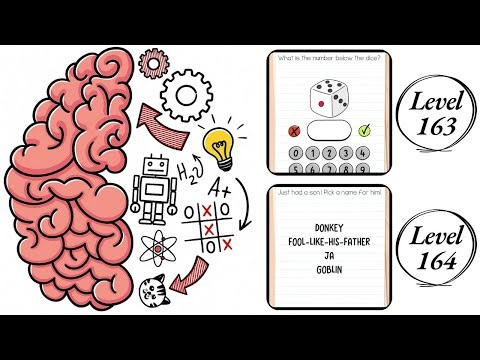 Brain Test : Level 163 , 164 – How to Solve? (Walkthrough)