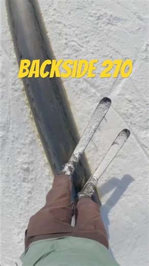 Smooth Backside 270 Out #freestyleskiing