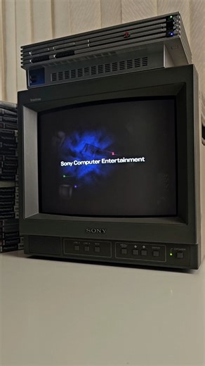 David Wellman on Instagram: "Silver Playstation 2 startup on a Sony Crt. Such a legendary startup sound! Also shared an asmr video today from trials (check my profile), for anyone looking for some Tuesday asmr goodness 😁 #retrogaming #playstation2 #gaming #nostalgia #crt"