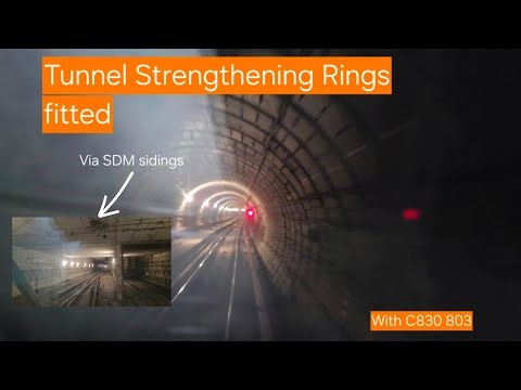(Tunnel Strengthening Rings /SDM sidings)[SMRT] C830 803 CCL (CC7 Mountbatten to CC6 Stadium