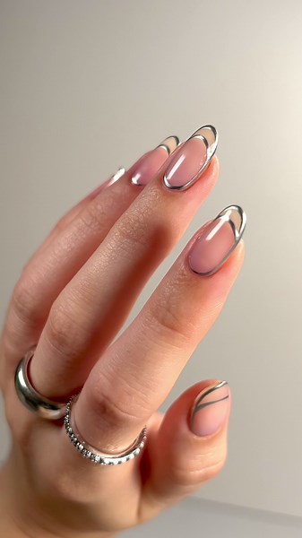 French Chrome Nails Tutorial with The GelBottle Inc | Nail Art Inspiration