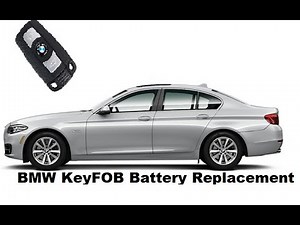 Key battery replacement on BMW cars