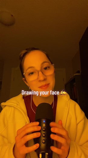 Drawing your beautiful face !!! #asmrdrawing #asmrtriggers #asmrfacetouching #asmrtapping
