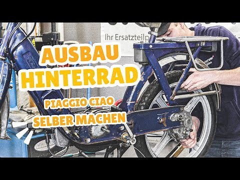 Piaggio Hinterrad & Getriebe ausbauen l Mit dem richtigen Werkzeug kein Problem❗️