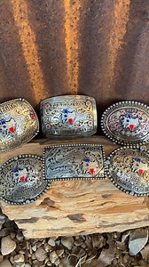 From the arena to your belt. Each buckle tells a story. 🔥 Built to last, made to stand out. #SheaMichelleBuckles #CustomBuckles #RodeoLife #WesternStyle | Shea Michelle Buckle Designs