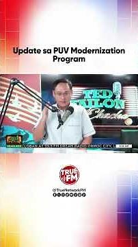 Update sa PUV Modernization Program | Ted Failon & DJ Chacha