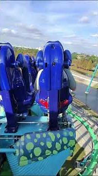 The Kraken Coaster Back Row POV!! | SeaWorld Orlando's Wildest Coaster!!