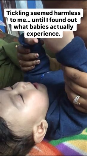 Way 2 Motherhood on Instagram: "Is your baby actually enjoying tickles—or just feeling overwhelmed? Tickling may look playful, but for babies it can actually do more harm than we realize. Here’s why parents and caregivers should be cautious: 1. Babies can’t say “stop” Babies don’t understand tickling as fun the way adults do. Their laughter is often a reflex, not a sign of enjoyment. Inside, they may feel overwhelmed or uncomfortable. 2. It can cause stress, not joy Repeated or intense tickling 