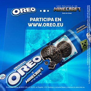 ¡Hazte con tu pack de Oreo y Una Película de Minecraft y podrás ganar premios exclusivos! | OREO