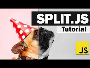 Split.js Tutorial - Create Split Screen Effect on your Website