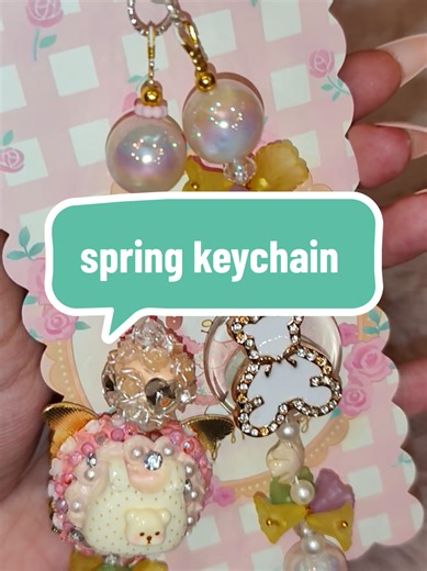Super Adorable Spring Keychain - Perfect Unique Gift!
