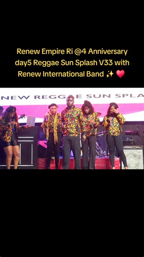 Renew Empire Ri @4 Anniversary day5 Reggae Sun Splash V33 with Renew International Band ✨️ ♥️ #jamaica #Reggae #davido #bobmarley #Reggae @Humble African🇬🇭🇬🇭🇬🇭 @Reggae down babylon @REGGAE VILLAGE @Reggae Vibes Caribe @benwhosay1 @Reggaeville.com @Bob Marley @REGGAE VIBES🇯🇲🇯🇲🇯🇲
