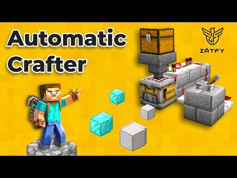 How To Build A Smart Automatic Crafter In Minecraft! | Minecraft Tutorial