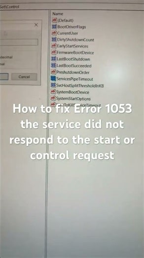 How to fix Error 1053 the service did not respond to the start or control request windows 10 / 11