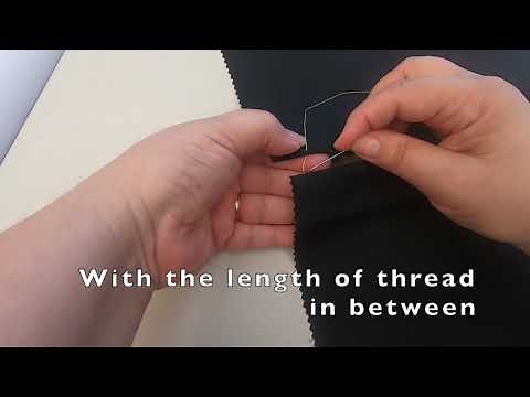 Hand Sewing - episode 5 - Insertion Stitch also known as Faggoting