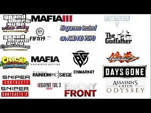 18 Games Tested on AMD HD 7570 1gb Gddr5 128bit