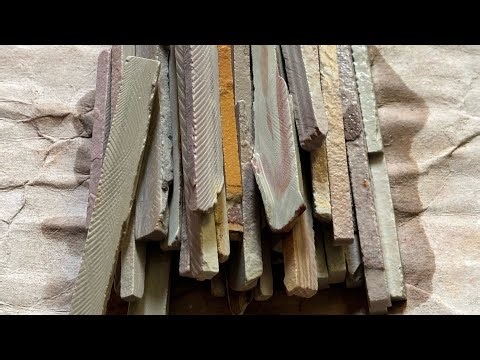Unshaped slate pencil cleaning || Thick unshaped slate pencil cleaning video || (SOFT WET CLEANING) 