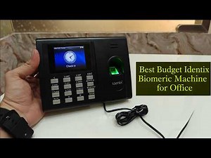 Unboxing Review Identix Biometric Attendance Machine Installation & Fingerprint Enrollment