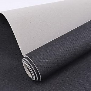 Headliner Fabric Mesh Type 60" W×45" L with Foam Backing Headliner Material Car Roof Upholstery Fabric for Automotive Truck RV Boat Home Replacement DIY, Black ﻿
