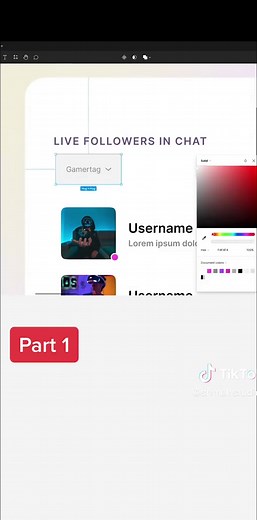 Learning Figma Day 99 👾 Part 1 Gamer dashboard! #gamer #figma #streamer #mariokart #figmatips #figmatutorial #designer #gaming #tutorial #animation #autolayout