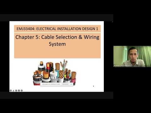 Lecture W9 EMJ33404 Electrical Installation Design