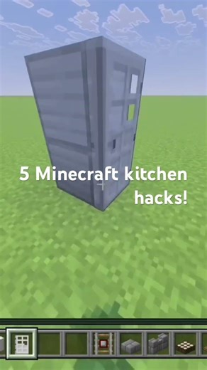 5 Minecraft KITCHEN BUILD HACKS! #building #minecraft #minecraftguide