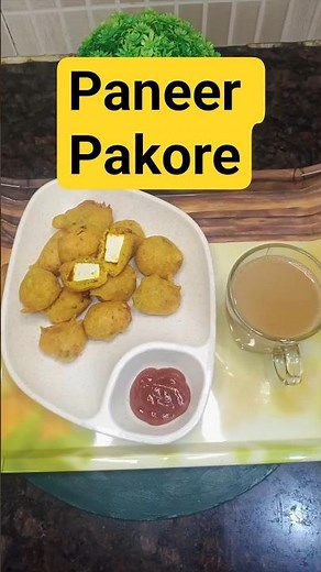 Paneer Pakora | Crispy & Juicy Cottage Cheese Fritters | Monsoon Snack | #pakora #new #viralplzz