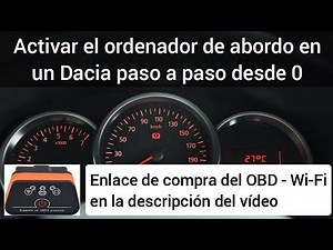 DDT4all: Activate the on-board computer on a Dacia / Renault Sandero, Logan, Duster, Lodgy, Dokker
