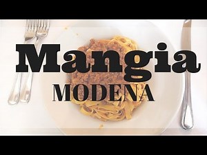 What to Eat in Modena Italy - Traditional Italian Food