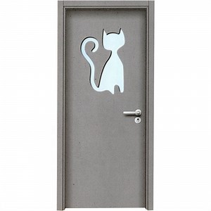 [Hot Item] School Interior Wood Hollow Core Flush Single Slab Door with Jamb