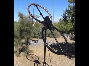 Magnetic loop antenna helical loop antenna 2 element