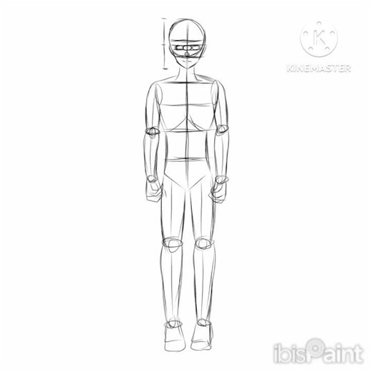 Cara menggambar anatomi untuk pemula #drawingtutorial #drawing #digitaldrawing