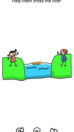 brain out level 35 help them to cross the river #viral #viralshort #viralvideo #shorts