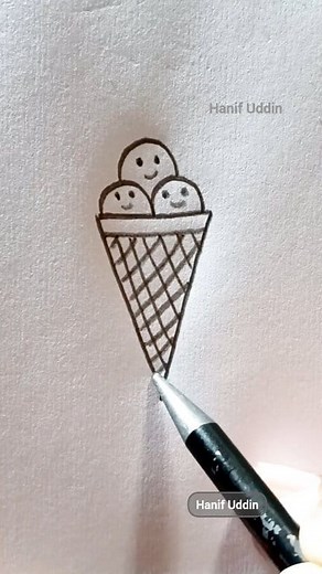 Easy Way to Draw a Beautiful Picture Using the Number 7 #art #drawing #fblifestyle | Hanif Uddin