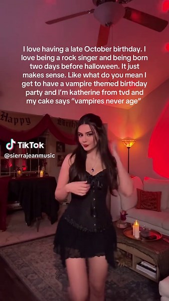 Vampire Themed Birthday Celebration for October Fans