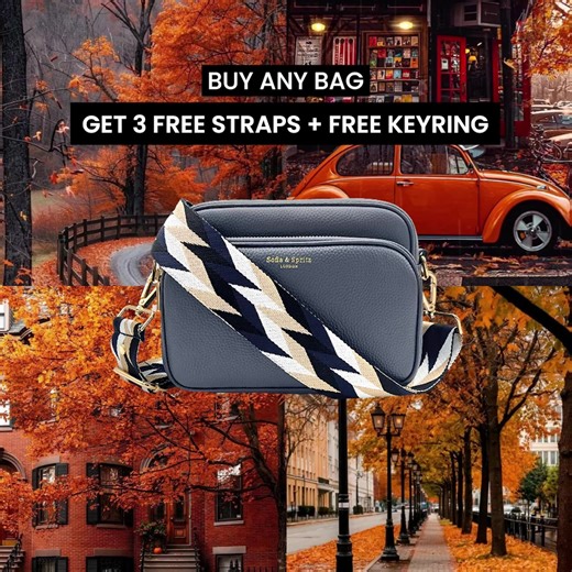 🎁 LIMITED TIME OFFER: 3 FREE STRAPS & KEYRING WORTH £65 WITH EVERY BAG! Meet the Alba Crossbody Bag – timeless, elegant, and now better than ever. For a short time, get 3 FREE luxury straps a free keyring (worth £65) with any Alba bag purchase! Turn one stunning bag into endless looks. "Absolutely obsessed! Best investment ever - fits everything I need for daily use, incredible quality and receiving so many compliments. I take it everywhere!" - Sarah ⭐️⭐️⭐️⭐️⭐️ Join 13,840 happy customers! ✨ WH