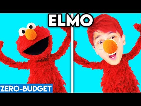 ELMO WITH ZERO BUDGET! (ELMO FUNNY PARODY BY LANKYBOX!)