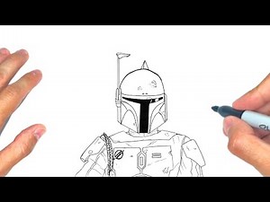 How To Draw Boba Fett || Step By Step || Star Wars for kids