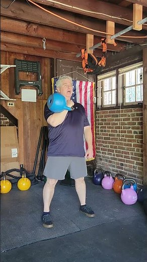 Kettlebell Clean for Men Over 50 #kettlebelltraining #kettlebellworkout #fitnessover50