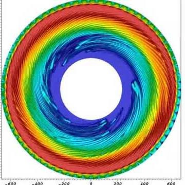 Rotating-disk boundary-layer flow - stationary vortices