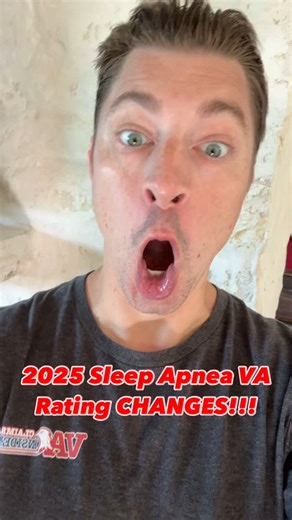 7.3K views · 75 reactions |  WARNO: 2025 Sleep Apnea VA Rating CHANGES! If approved, the new VA disability ratings for sleep apnea would be 0%, 10%, 50%, and 100%. The most significant change is the removal of the “automatic” 50% rating for veterans who require a CPAP or other breathing device. #vaclaims #vadisability #vabenefits #veterans #disabledveteran #veteranbenefits #vaclaimsinsider | VA Claims Insider | Facebook