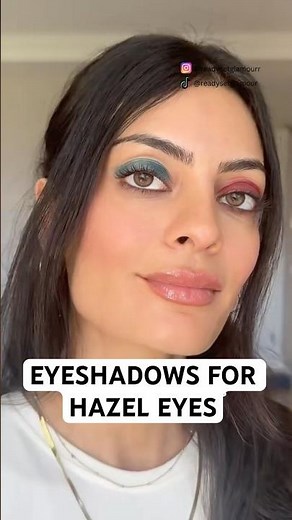 BEST EYESHADOW COLORS FOR HAZEL EYES