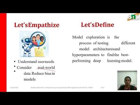 MODEL EXPLORATION| DEEP LEARNING AND ITS APPLICATION | SNS INSTITUTIONS