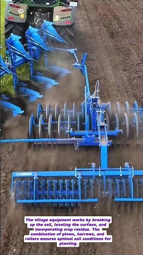 Soil Preparation: Modern Tillage Equipment in Action