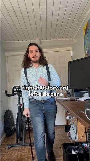 how to walk with a cane