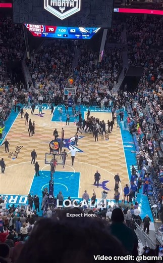 A brawl broke out at the Pistons-Hornets game on Monday night, resulting in four ejections, including two for Detroit. Click the link in the comments to read more. | WDIV Local 4 / ClickOnDetroit