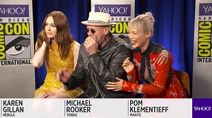Michael Rooker's co-stars tell the truth about his last day on set of Guardians of the Galaxy Vol. 2 - and it's hilarious. | Yahoo Entertainment