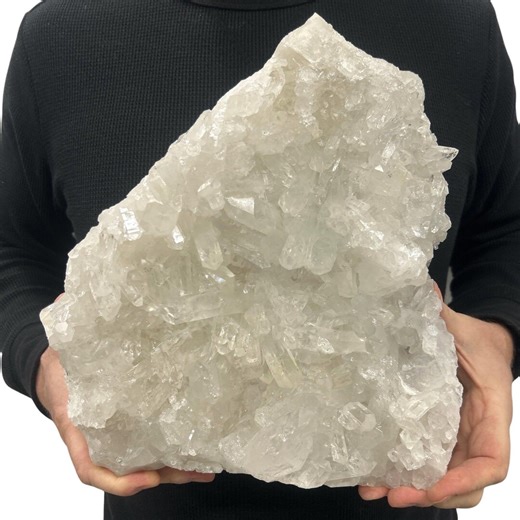 Huge Natural Quartz Cluster - Beautiful Clear Point Crystals 13.5” 15.4 Lbs - Etsy